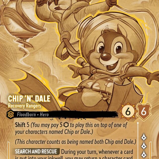 Chip 'n' Dale - Recovery Rangers (006-205) - Set 6: Azurite Sea - Disney Lorcana Enchanted