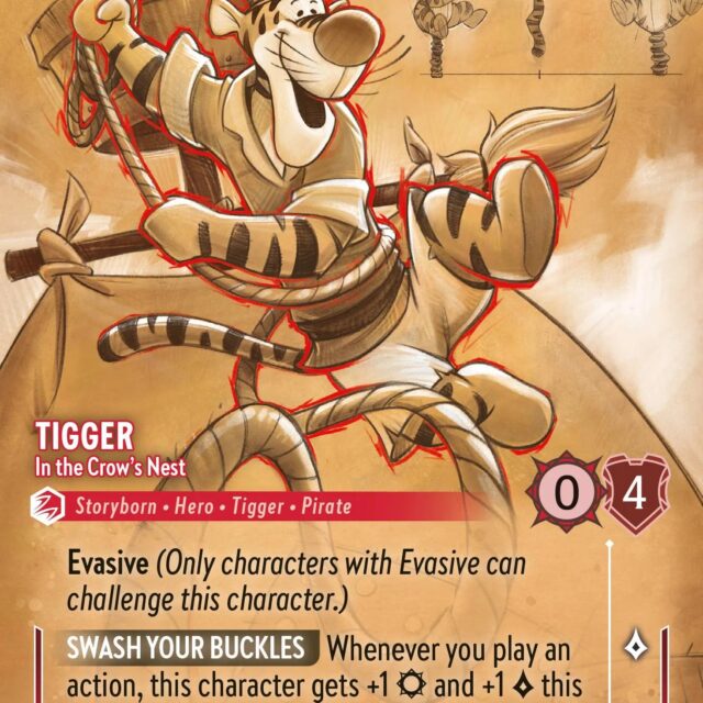 Tigger - In the Crow's Nest (006-215) - Set 6: Azurite Sea - Disney Lorcana Enchanted