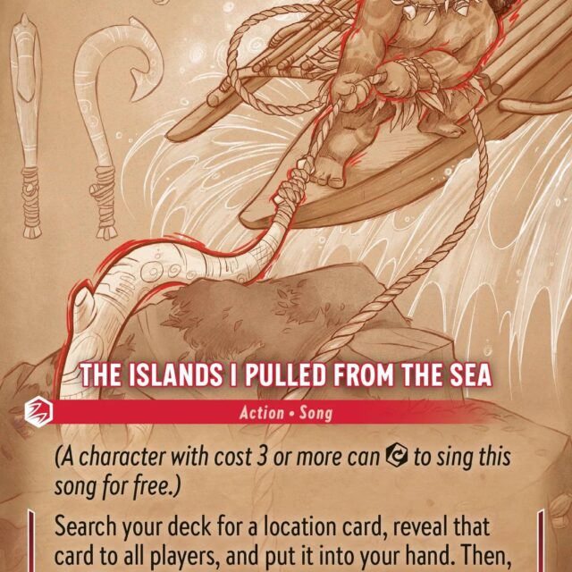 The Islands I Pulled From the Sea (006-216) - Set 6: Azurite Sea - Disney Lorcana Enchanted