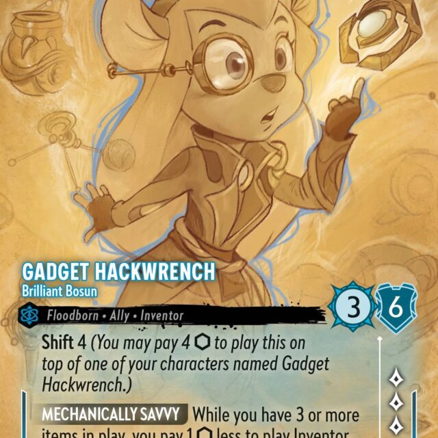 Gadget Hackwrench - Brilliant Bosun (006-217) - Set 6: Azurite Sea - Disney Lorcana Enchanted