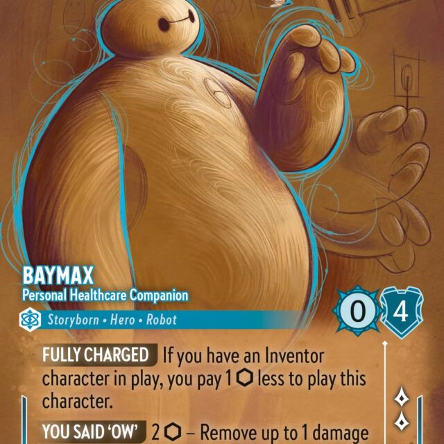 Baymax - Personal Healthcare Companion (006-218) - Set 6: Azurite Sea - Disney Lorcana Enchanted