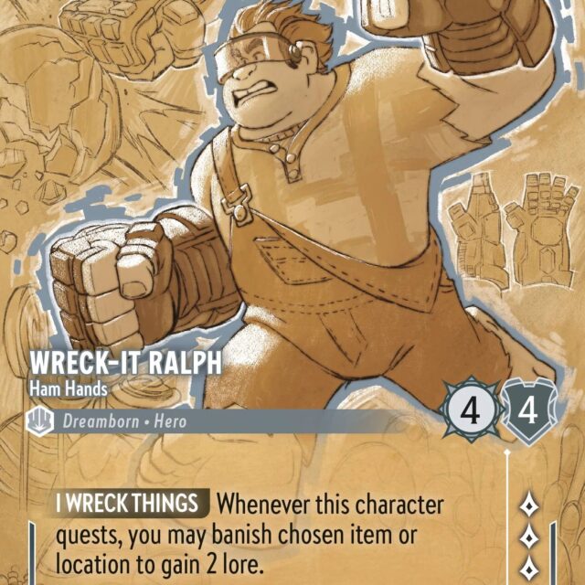 Wreck-It Ralph - Ham Hands (006-220) - Set 6: Azurite Sea - Disney Lorcana Enchanted