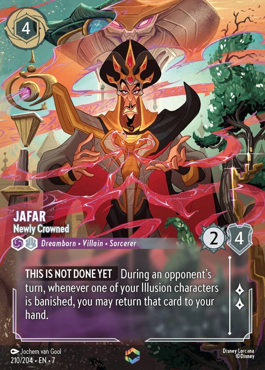 Jafar - Newly Crowned (007-210) - Set 7: Archazia's Island - Disney Lorcana Enchanted
