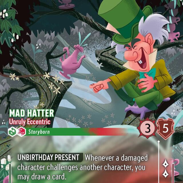 Mad Hatter - Unruly Eccentric (007-213) - Set 7: Archazia's Island - Disney Lorcana Enchanted