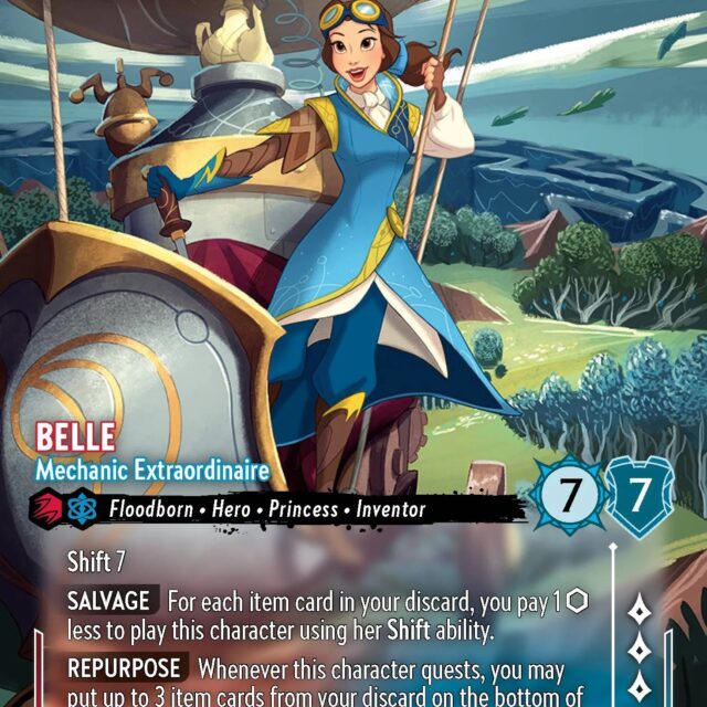 Belle - Mechanic Extraordinaire (007-217) - Set 7: Archazia's Island - Disney Lorcana Enchanted