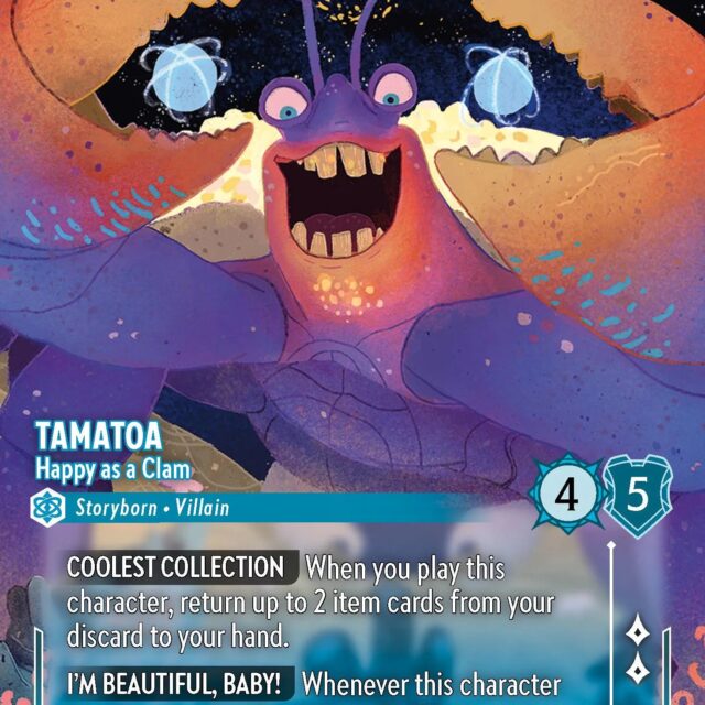 Tamatoa - Happy as a Clam (007-219) - Set 7: Archazia's Island - Disney Lorcana Enchanted