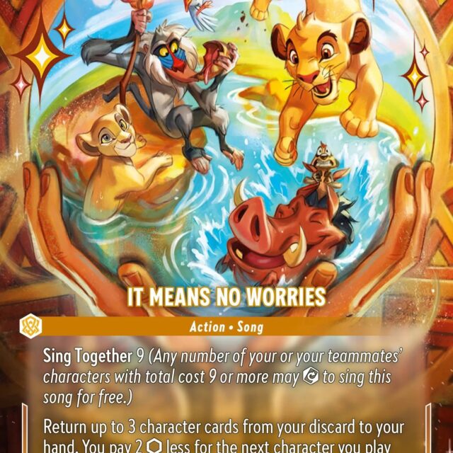 It Means No Worries (008-208) - Set 8: Reign of Jafar - Disney Lorcana Enchanted
