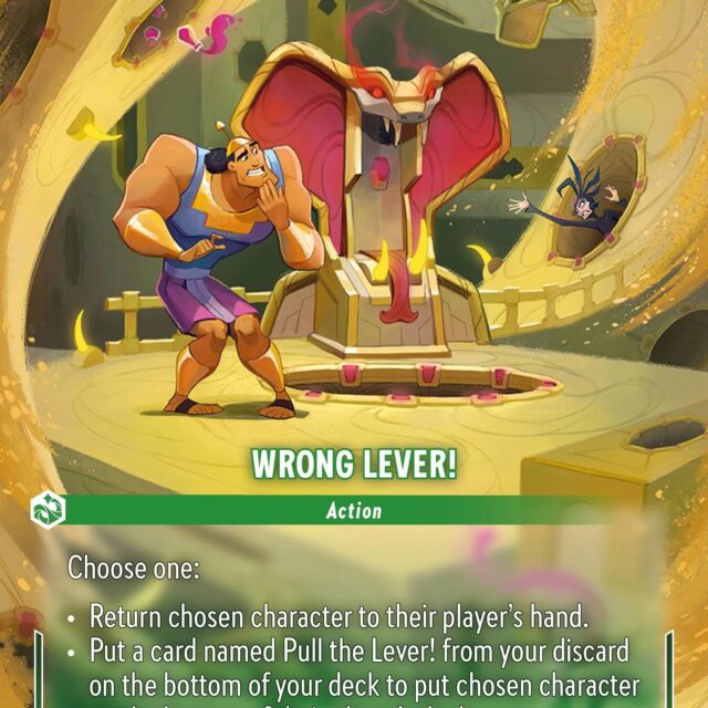 Wrong Lever! (008-216) - Set 8: Reign of Jafar - Disney Lorcana Enchanted