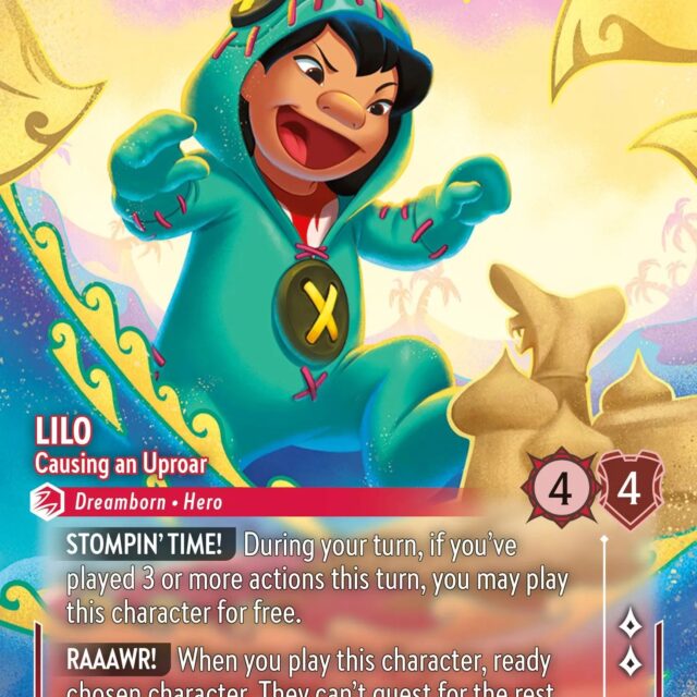 Lilo - Causing an Uproar (008-217) - Set 8: Reign of Jafar - Disney Lorcana Enchanted