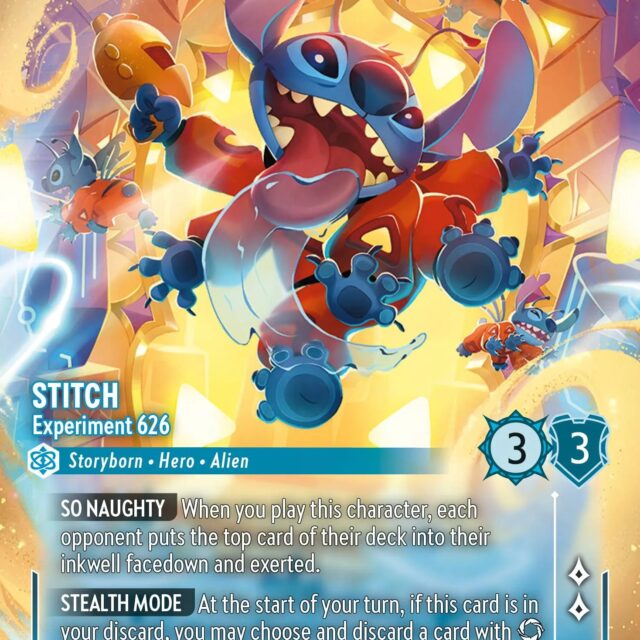 Stitch - Experiment 626 (008-220) - Set 8: Reign of Jafar - Disney Lorcana Enchanted
