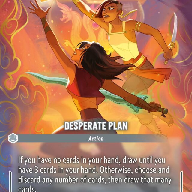 Desperate Plan (008-222) - Set 8: Reign of Jafar - Disney Lorcana Enchanted