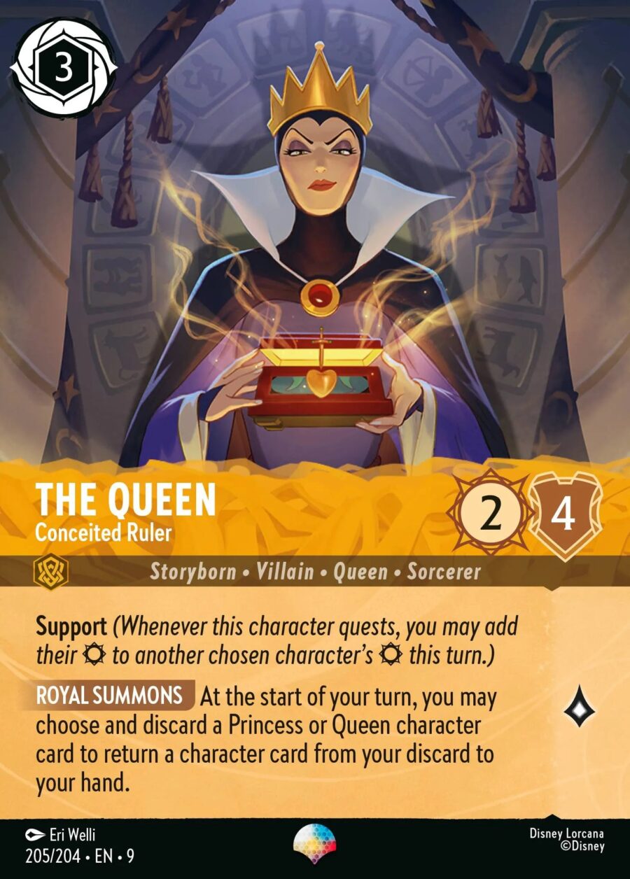 The Queen - Conceited Ruler (009-205) - Set 9: Fabled - Disney Lorcana Epic