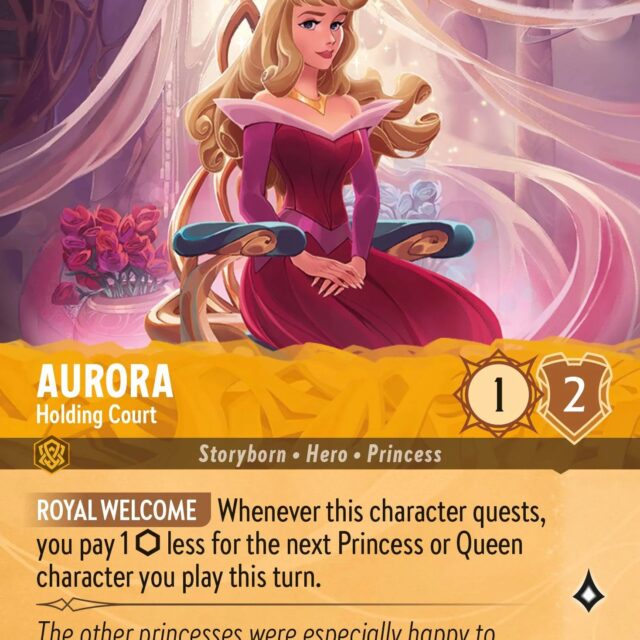 Aurora - Holding Court (009-206) - Set 9: Fabled - Disney Lorcana Epic