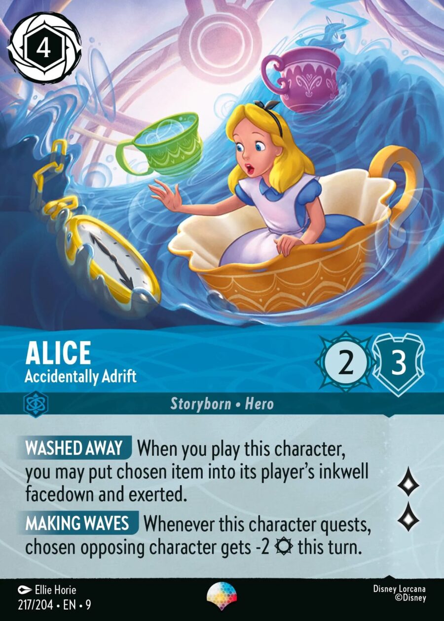 Alice - Accidentally Adrift (009-217) - Set 9: Fabled - Disney Lorcana Epic