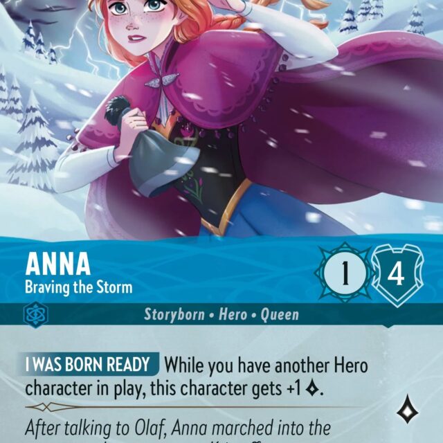 Anna - Braving the Storm (009-218) - Set 9: Fabled - Disney Lorcana Epic