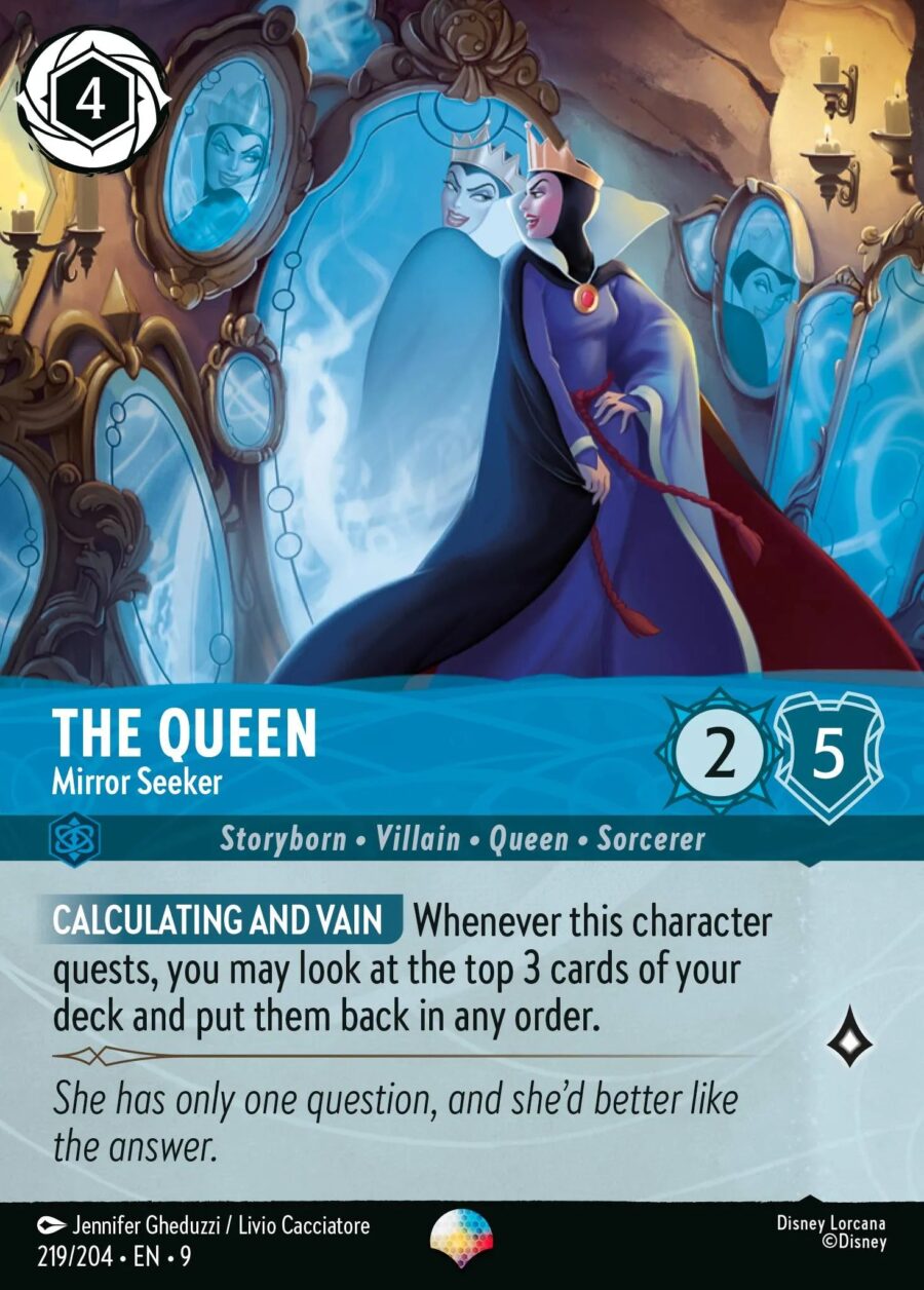 The Queen - Mirror Seeker (009-219) - Set 9: Fabled - Disney Lorcana Epic