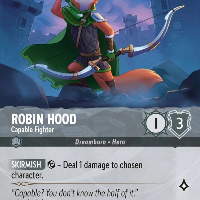 Robin Hood - Capable Fighter (009-220) - Set 9: Fabled - Disney Lorcana Epic