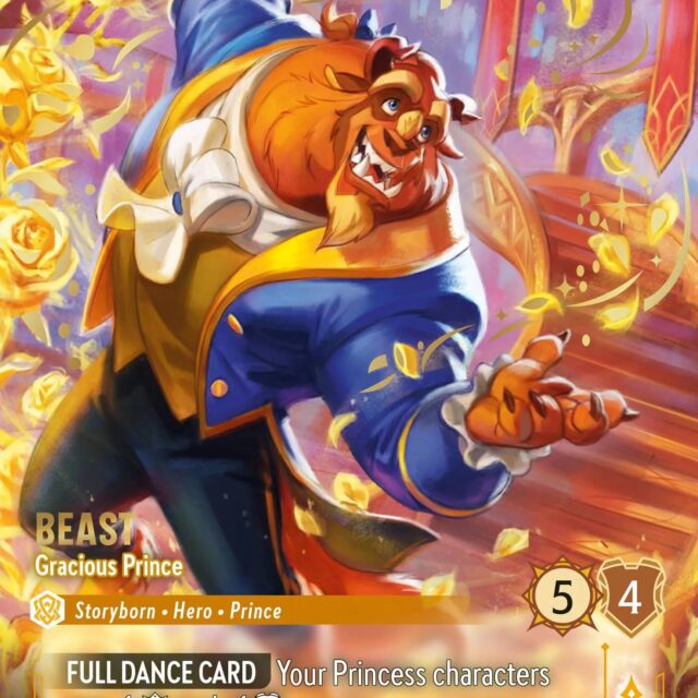 Beast - Gracious Prince (009-224) - Set 9: Fabled - Disney Lorcana Enchanted