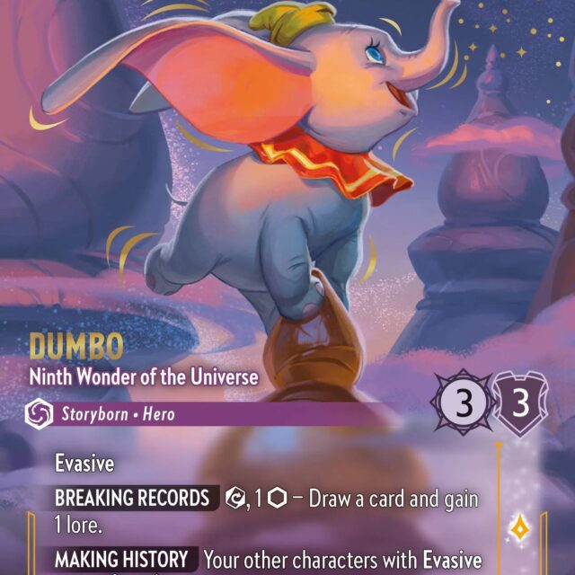 Dumbo - Ninth Wonder of the Universe (009-228) - Set 9: Fabled - Disney Lorcana Enchanted