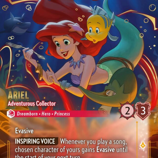 Ariel - Adventurous Collector (009-232) - Set 9: Fabled - Disney Lorcana Enchanted
