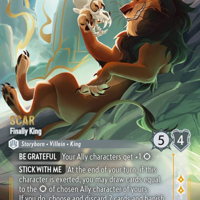 Scar - Finally King (009-239) - Set 9: Fabled - Disney Lorcana Enchanted