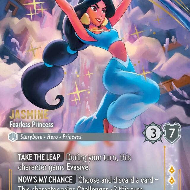 Jasmine - Fearless Princess (009-240) - Set 9: Fabled - Disney Lorcana Enchanted