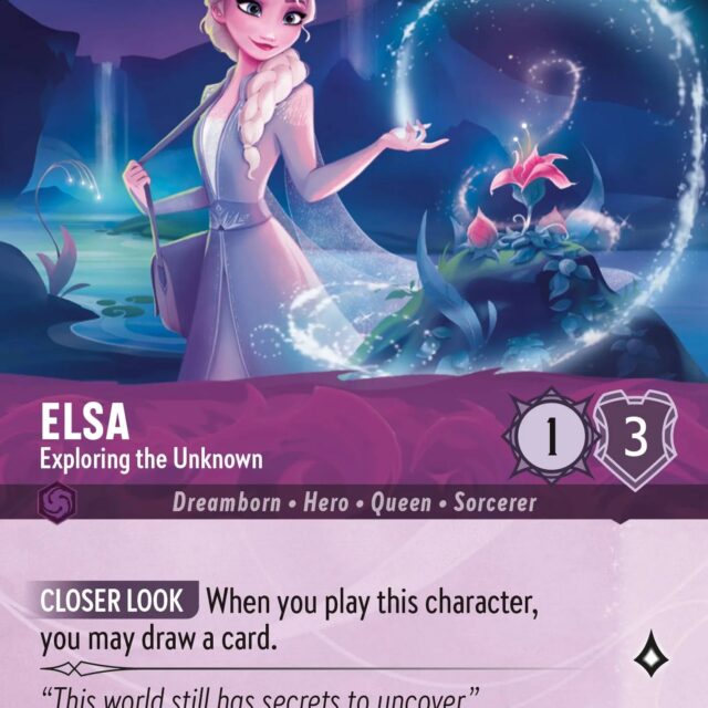 Elsa - Exploring the Unknown (010-208) - Set 10: Whispers in the Well - Disney Lorcana Epic