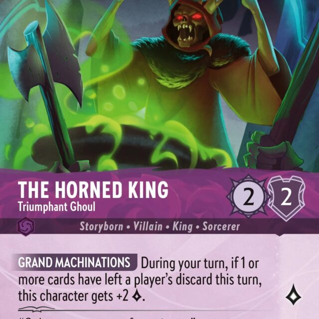 The Horned King - Triumphant Ghoul (010-210) - Set 10: Whispers in the Well - Disney Lorcana Epic