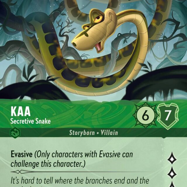 Kaa - Secretive Snake (010-212) - Set 10: Whispers in the Well - Disney Lorcana Epic