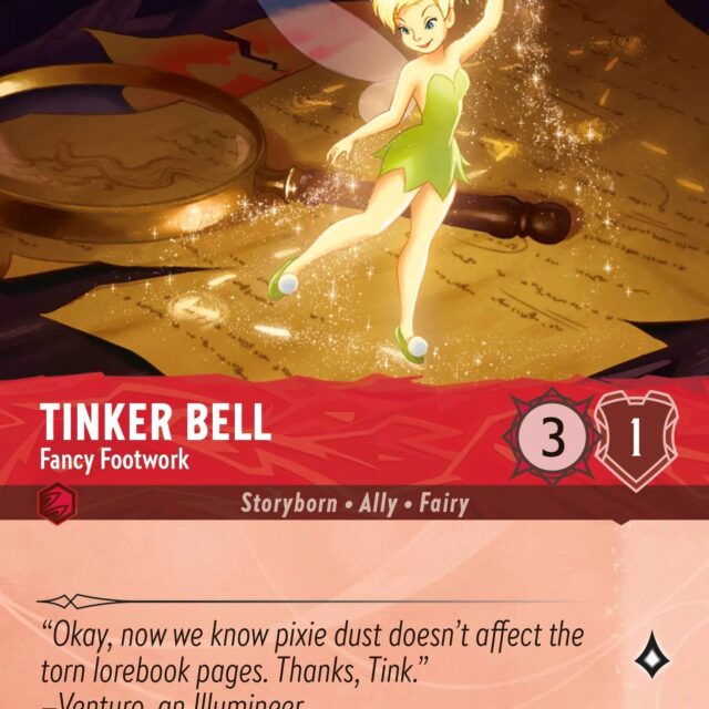 Tinker Bell - Fancy Footwork (010-214) - Set 10: Whispers in the Well - Disney Lorcana Epic