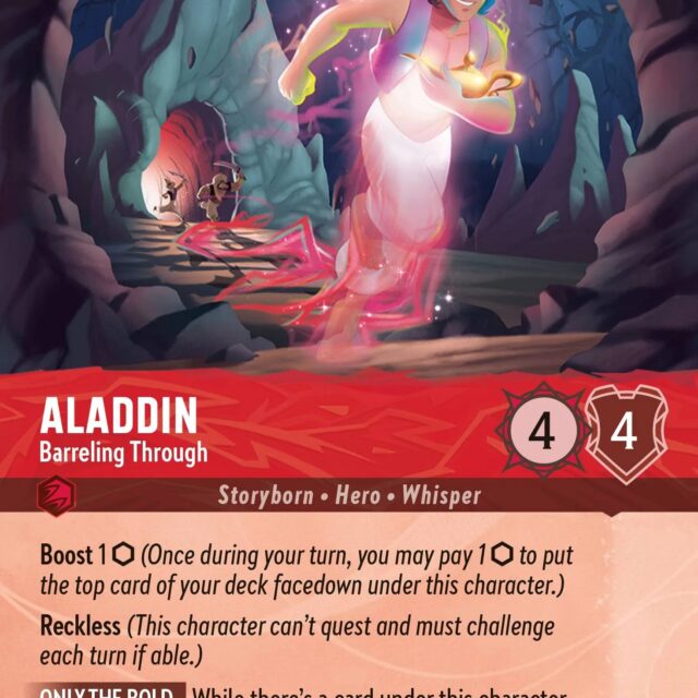 Aladdin - Barreling Through (010-216) - Set 10: Whispers in the Well - Disney Lorcana Epic