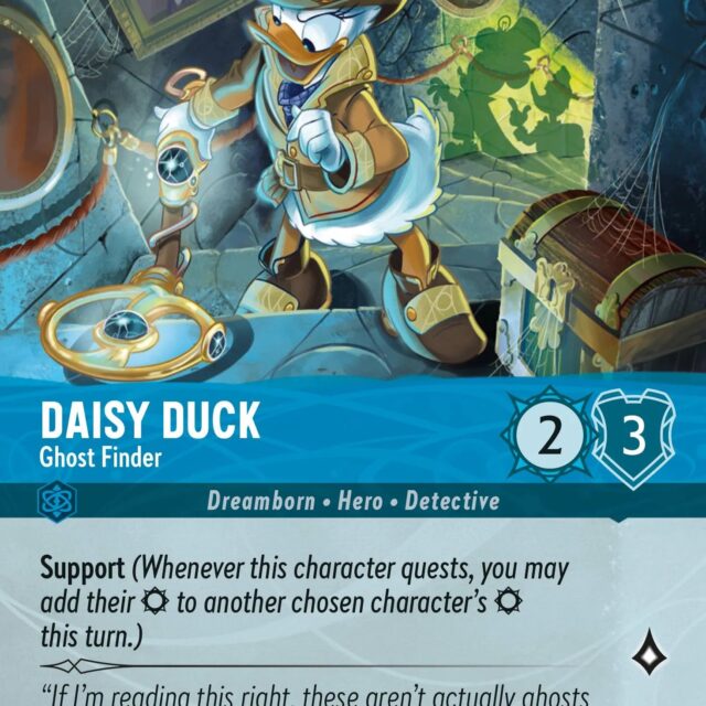 Daisy Duck - Ghost Finder (010-217) - Set 10: Whispers in the Well - Disney Lorcana Epic