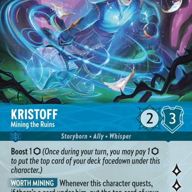 Kristoff - Mining the Ruins (010-218) - Set 10: Whispers in the Well - Disney Lorcana Epic