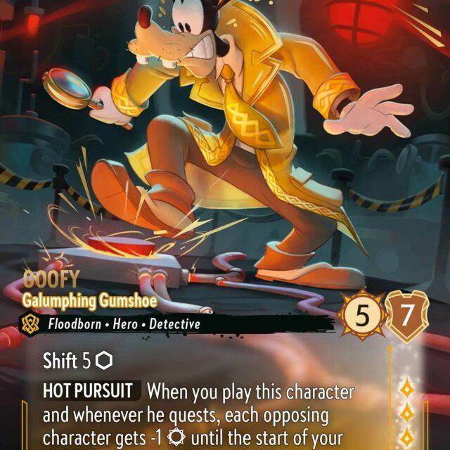 Goofy - Galumphing Gumshoe (010-223) - Set 10: Whispers in the Well - Disney Lorcana Enchanted