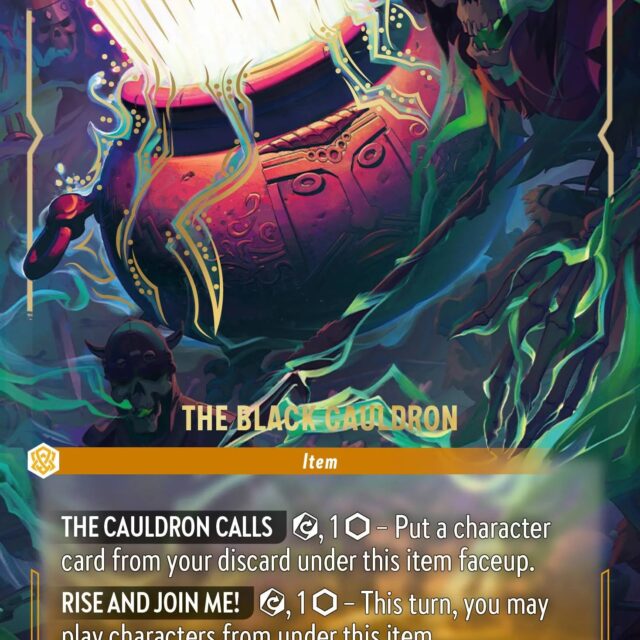 The Black Cauldron (010-225) - Set 10: Whispers in the Well - Disney Lorcana Enchanted