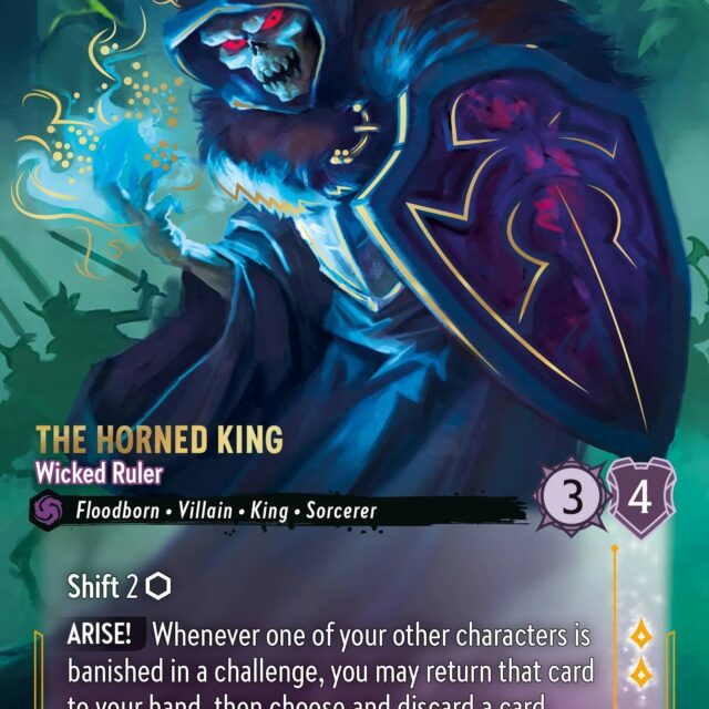 The Horned King - Wicked Ruler (010-226) - Set 10: Whispers in the Well - Disney Lorcana Enchanted