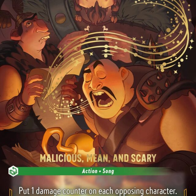 Malicious, Mean, and Scary (010-231) - Set 10: Whispers in the Well - Disney Lorcana Enchanted