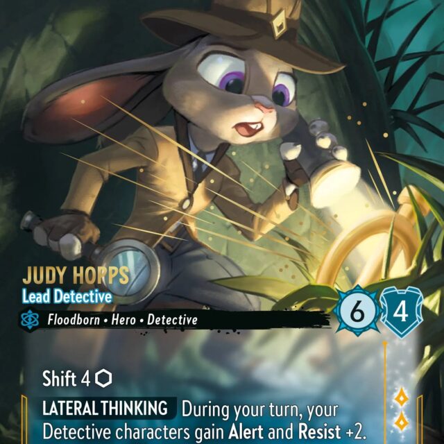 Judy Hopps - Lead Detective (010-235) - Set 10: Whispers in the Well - Disney Lorcana Enchanted