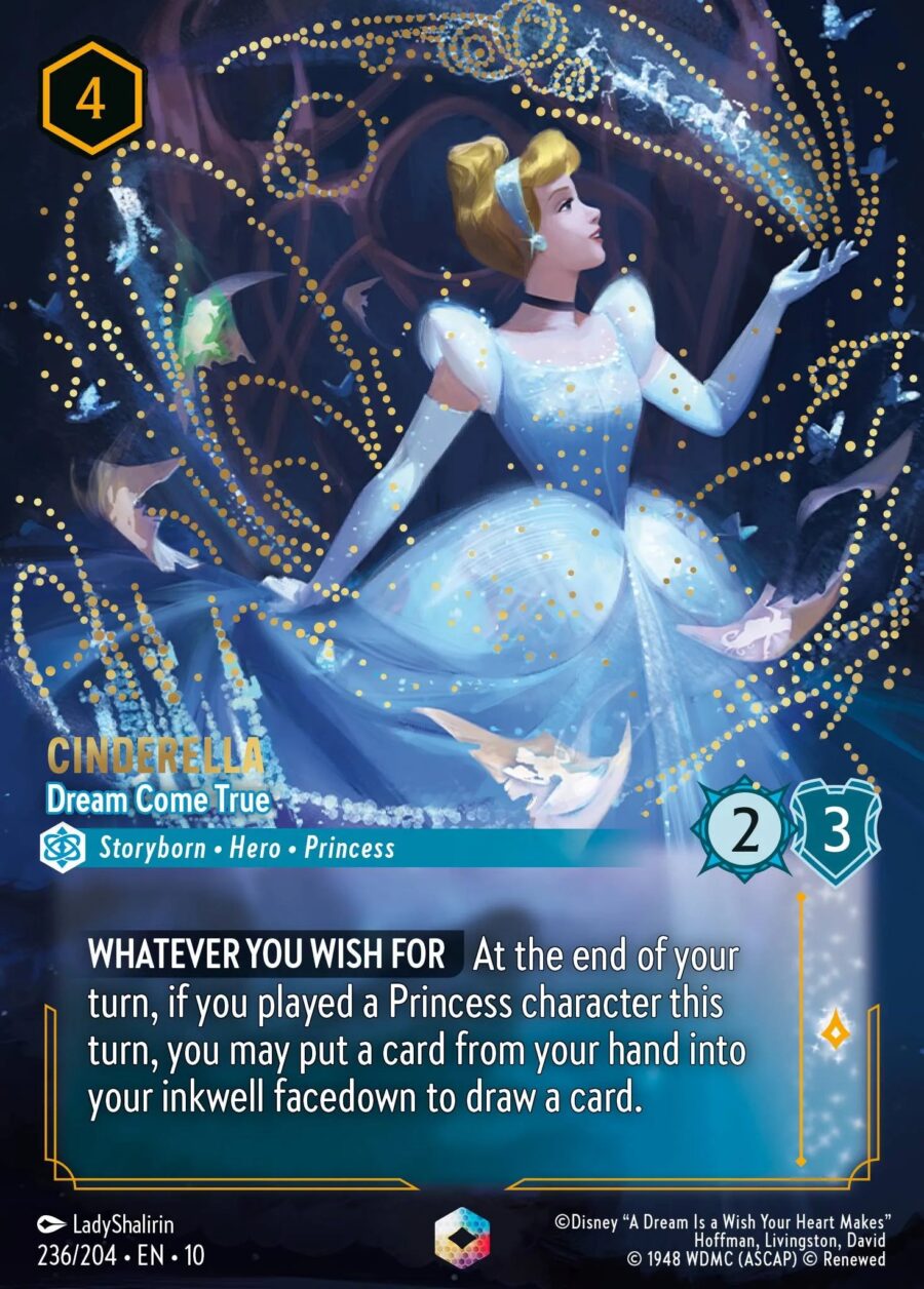 Cinderella - Dream Come True (010-236) - Set 10: Whispers in the Well - Disney Lorcana Enchanted