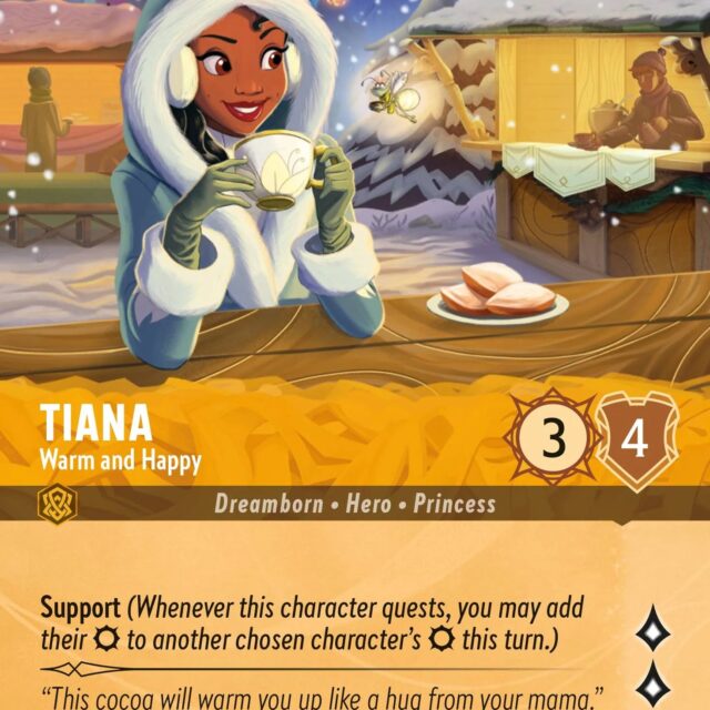 Tiana - Warm and Happy (011-205) - Set 11: Winterspell - Disney Lorcana Epic