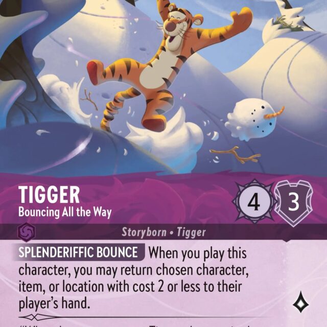 Tigger - Bouncing All the Way (011-208) - Set 11: Winterspell - Disney Lorcana Epic