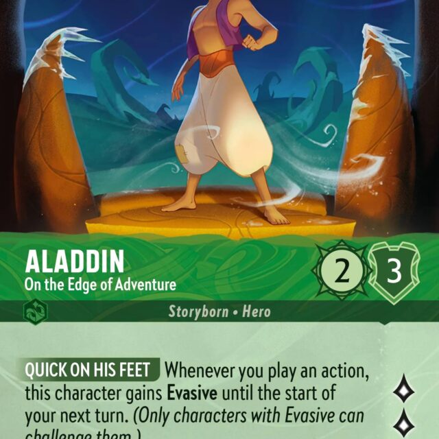 Aladdin - On the Edge of Adventure (011-211) - Set 11: Winterspell - Disney Lorcana Epic