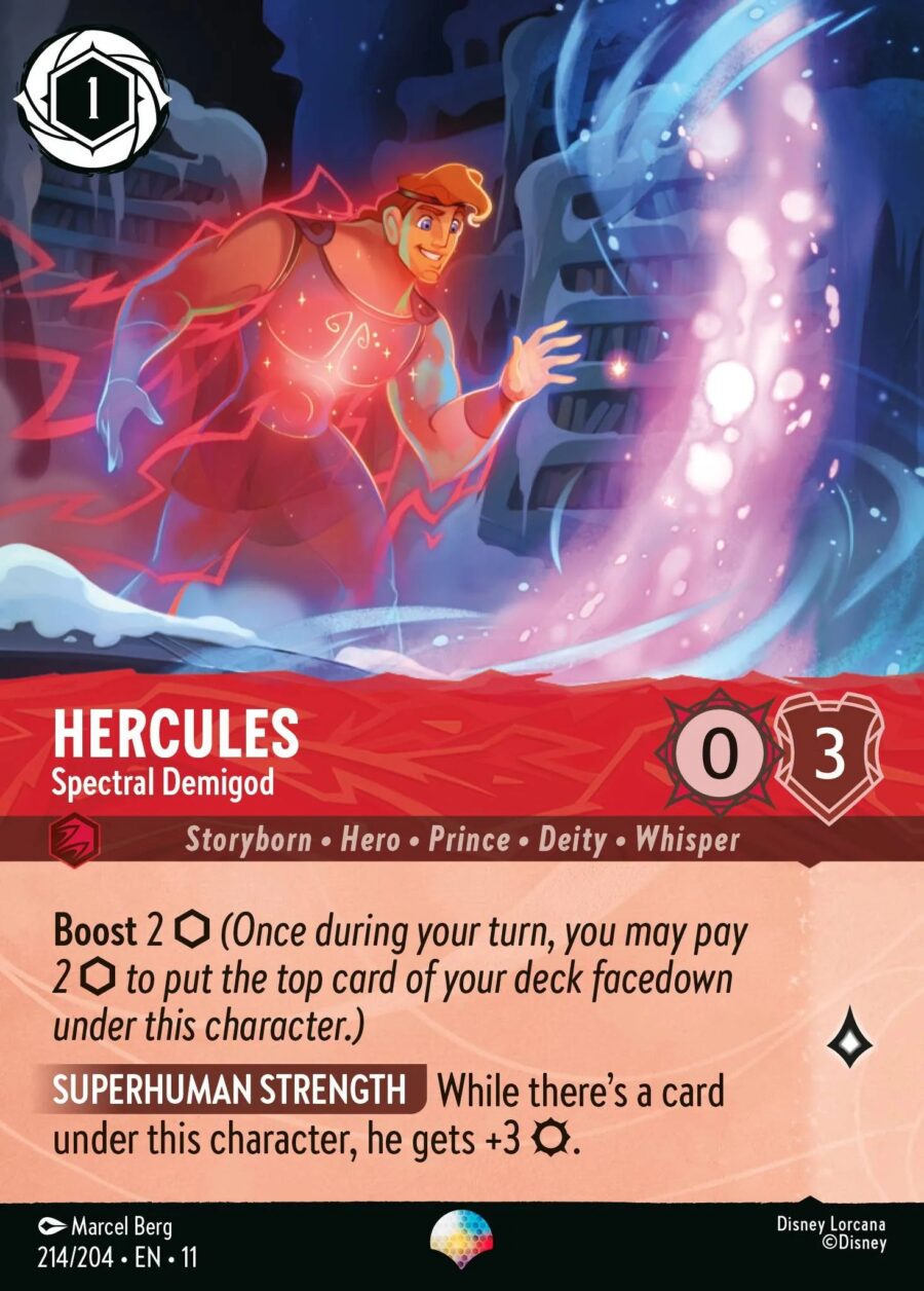 Hercules - Spectral Demigod (011-214) - Set 11: Winterspell - Disney Lorcana Epic