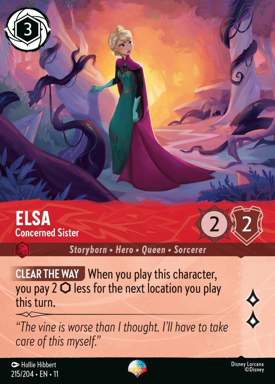 Elsa - Concerned Sister (011-215) - Set 11: Winterspell - Disney Lorcana Epic