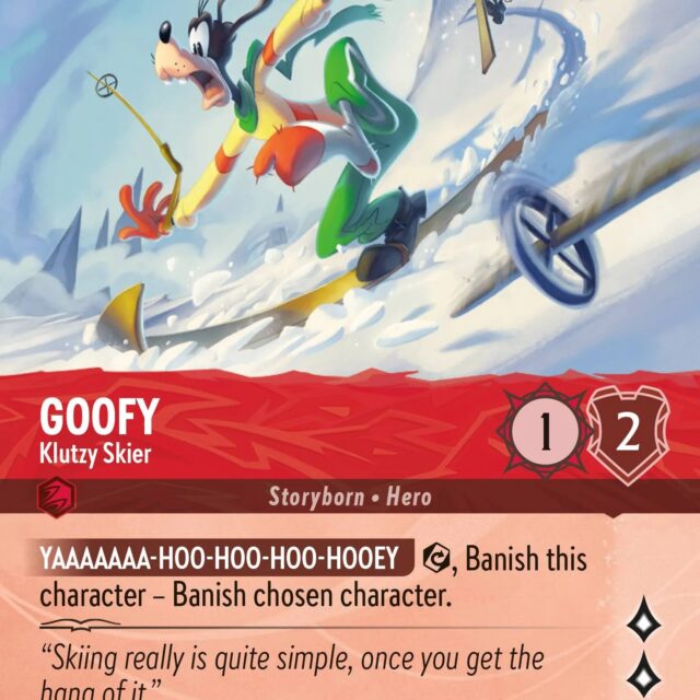 Goofy - Klutzy Skier (011-216) - Set 11: Winterspell - Disney Lorcana Epic