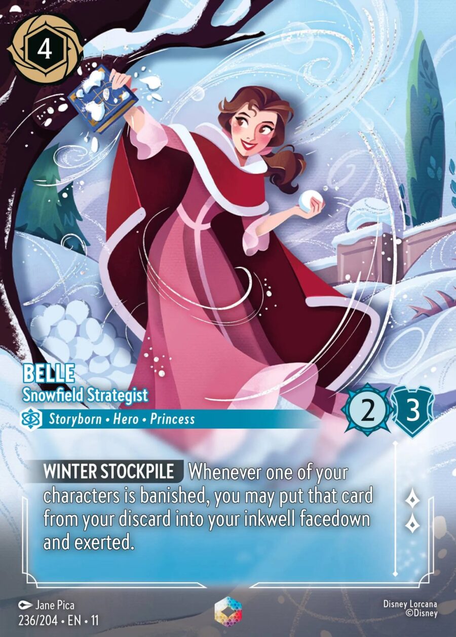 Belle - Snowfield Strategist (011-236) - Set 11: Winterspell - Disney Lorcana Enchanted