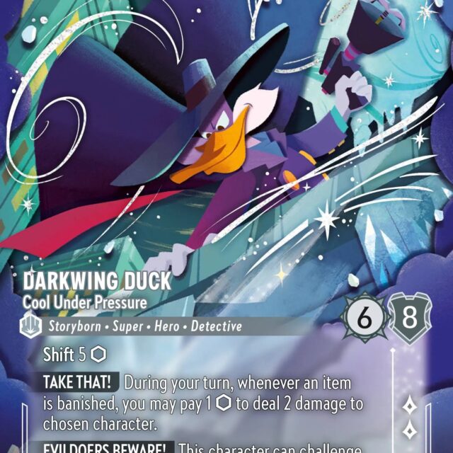 Darkwing Duck - Cool Under Pressure (011-239) - Set 11: Winterspell - Disney Lorcana Enchanted