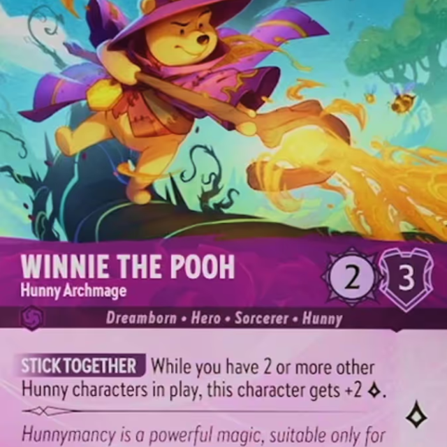 Winnie the Pooh - Hunny Archmage (013-212) - Set 13: Attack of the Vine! - Disney Lorcana Epic