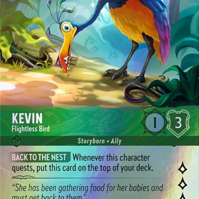 Kevin - Flightless Bird (013-215) - Set 13: Attack of the Vine! - Disney Lorcana Epic