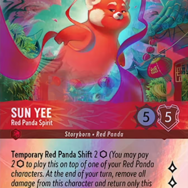 Sun Yee - Red Panda Spirit (013-218) - Set 13: Attack of the Vine! - Disney Lorcana Epic